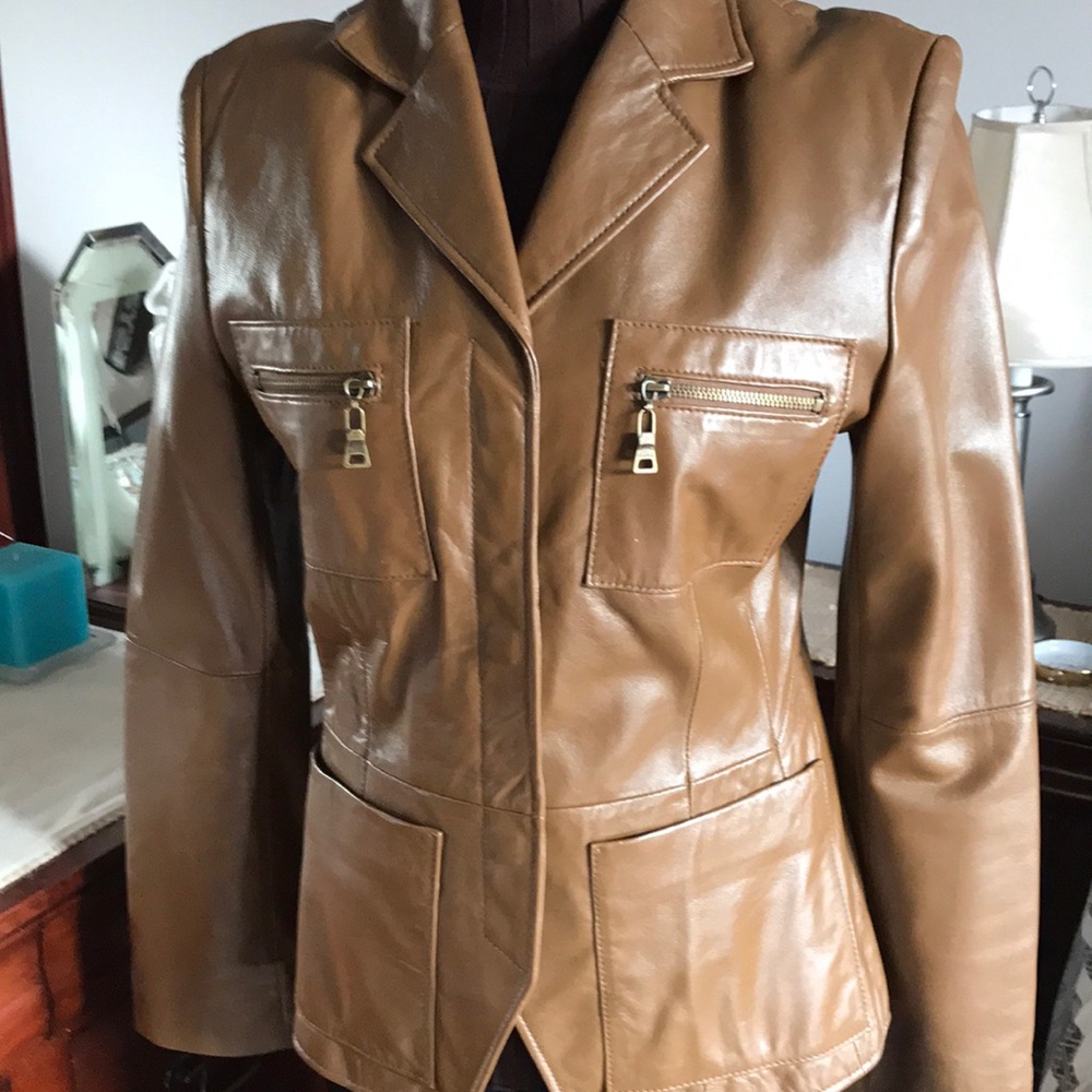 BIANCA NYGARD Leather jacket